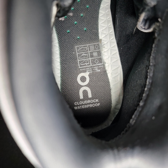 On Running Cloudrock 2 Waterproof Hiking Boots Grey Womens 6.5 EUC - Picture 5 of 10